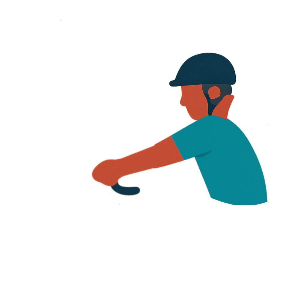 Rider image (rotates)